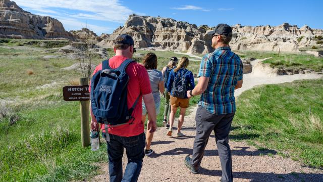 Hiking in Badlands National Park