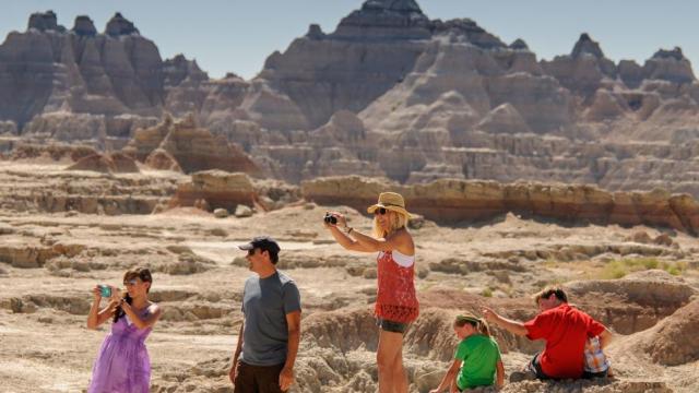 Badlands Hiking